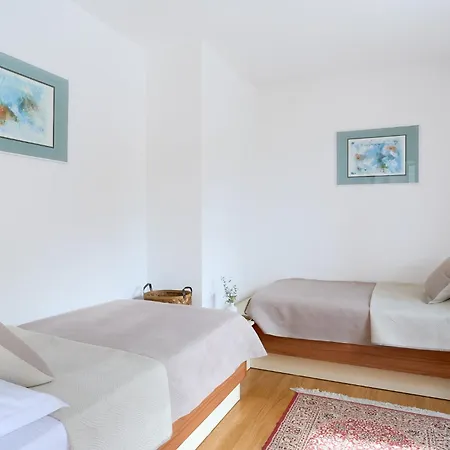 With Two Separate Four-bed Apartments, Private Pool, Grill And Garage Vila *