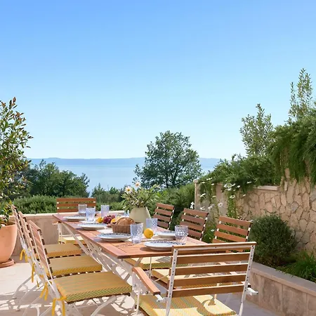 With Two Separate Four-bed Apartments, Private Pool, Grill And Garage Villa